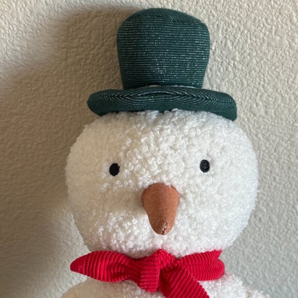 Cloud Island Snowman Plush 11 Inch Red Scarf Green Hat Curly Stuffed Target 2024 - Picture 5 of 16